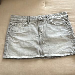 Citizens of Humanity gray denim mini skirt